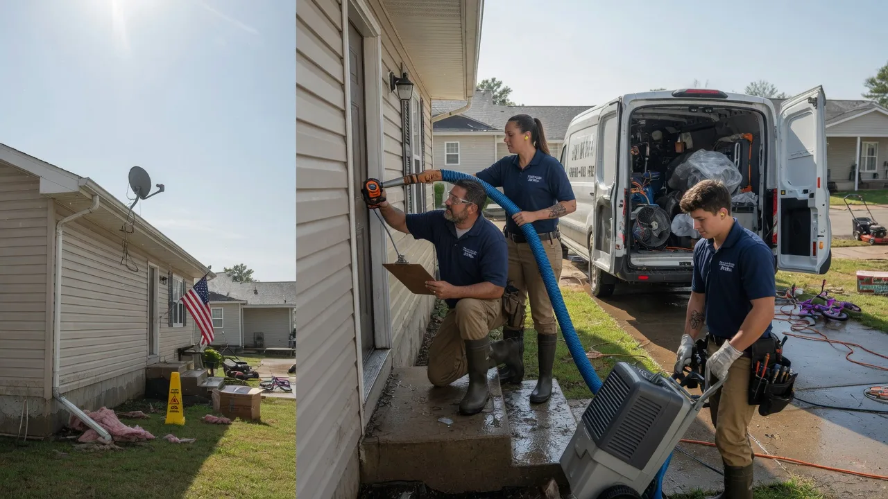 Ceiling Water Damage Restoration in Minster, OH near me